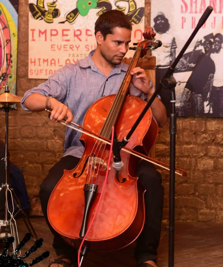 indian cello players Hebron Palestine india