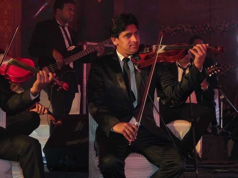 male violin players Hebron Palestine